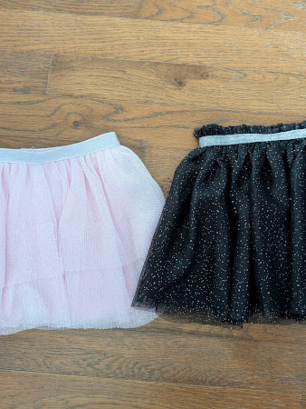 Set of 2 Glitter Tutus - Pink & Black 2T